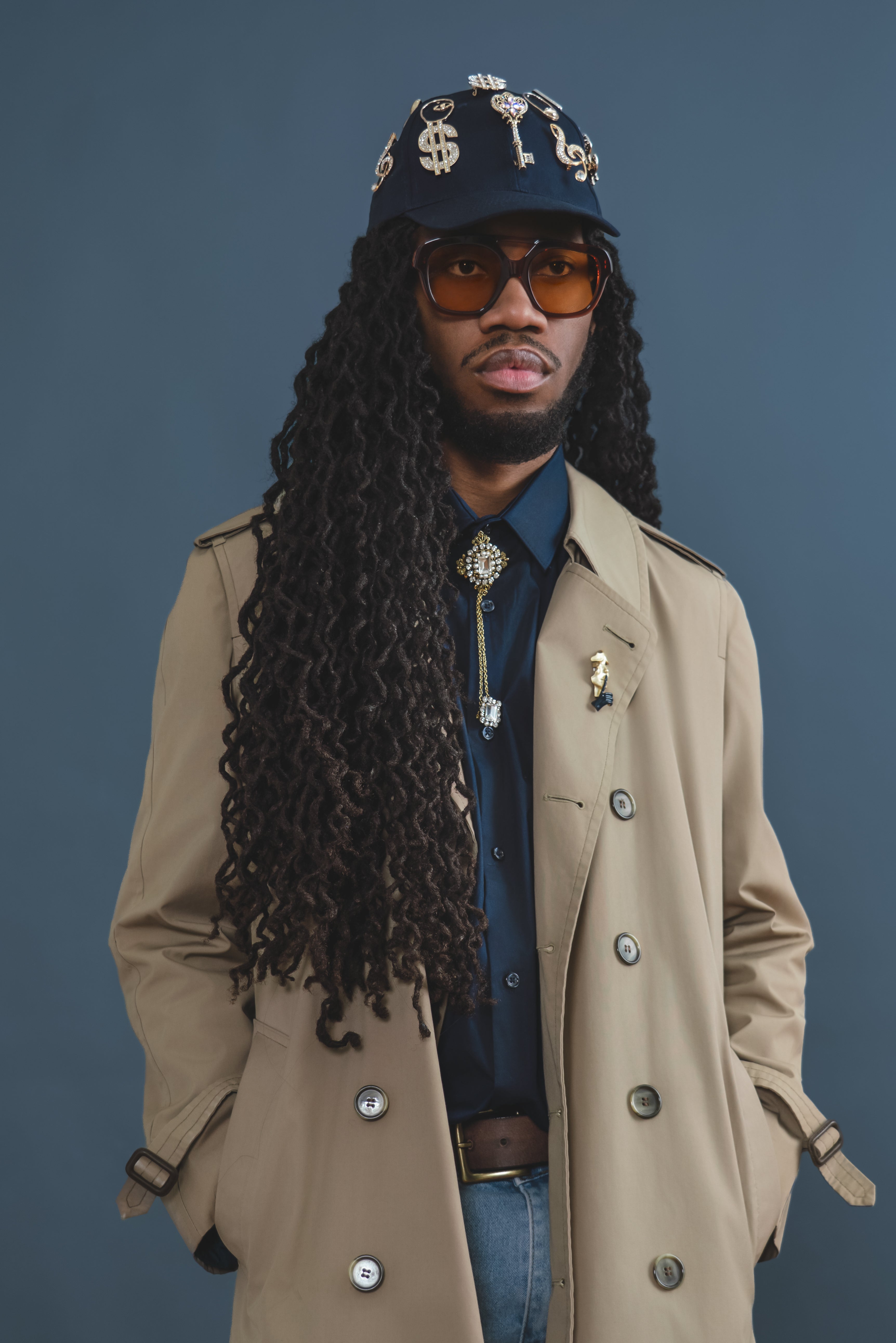 LUXURY CO.| Button Up- Signature Logo LUXURY CO. FASHION BRAND