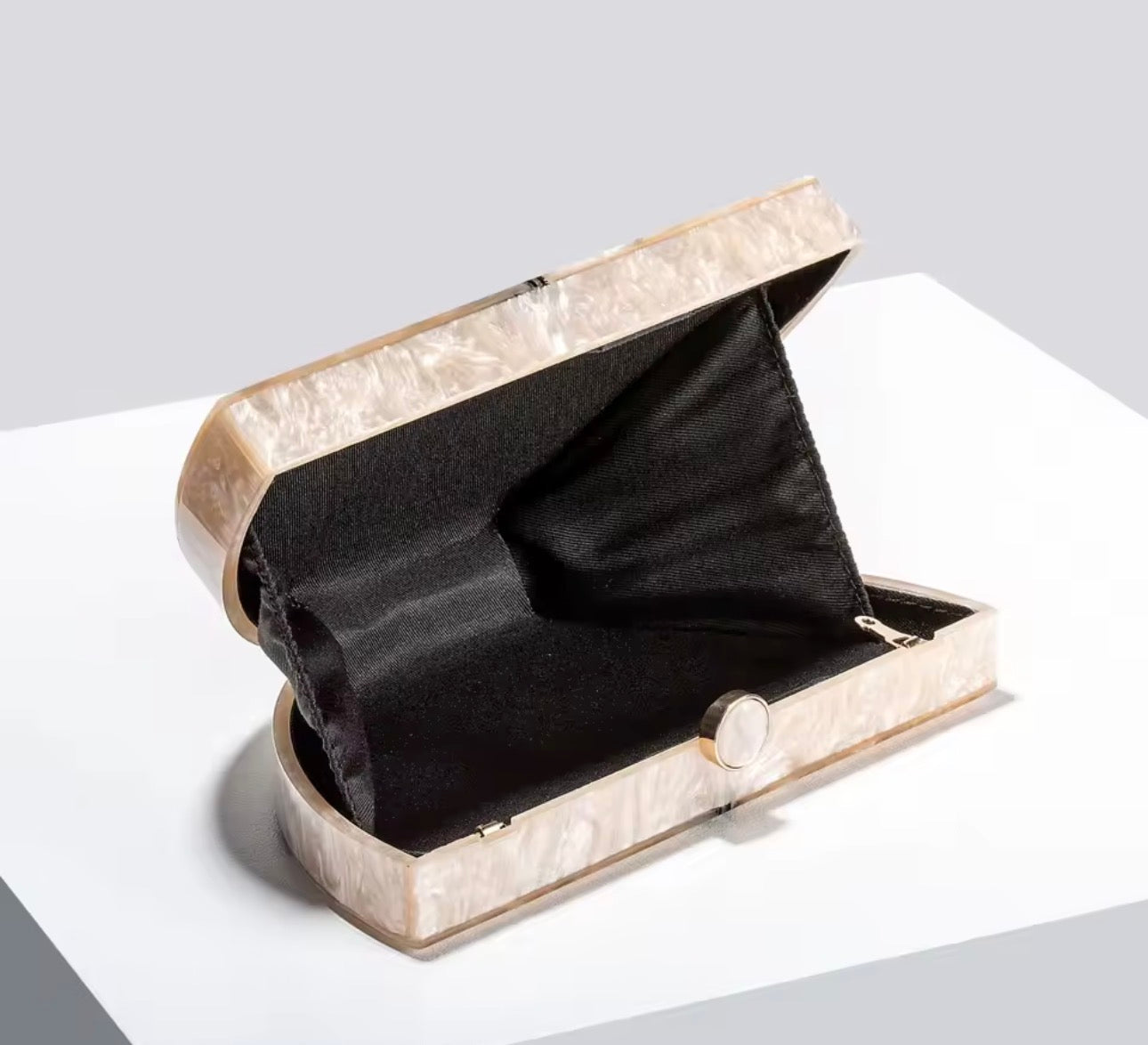 Geometric Pearl Evening Clutch LUXURY CO. FASHION BRAND