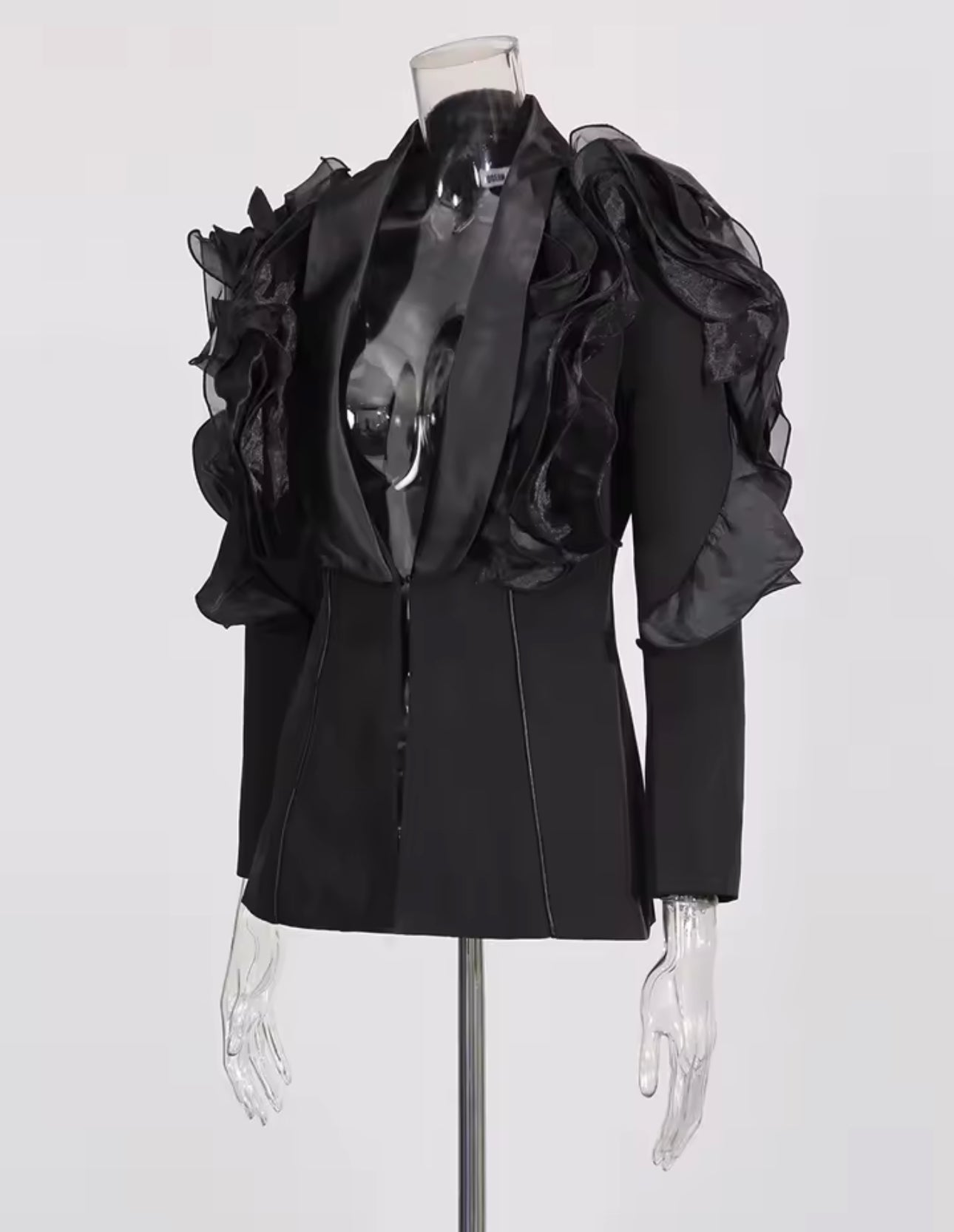 LUXURY CO. | RUFFLED ELEGANCE BLAZER ONLY