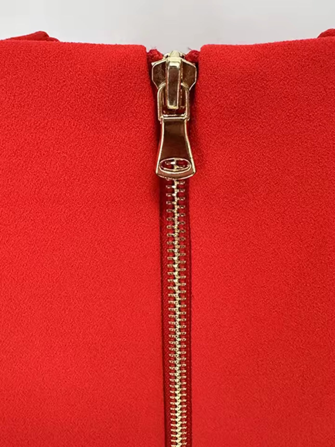 Luxury Co. Red Power Blazer