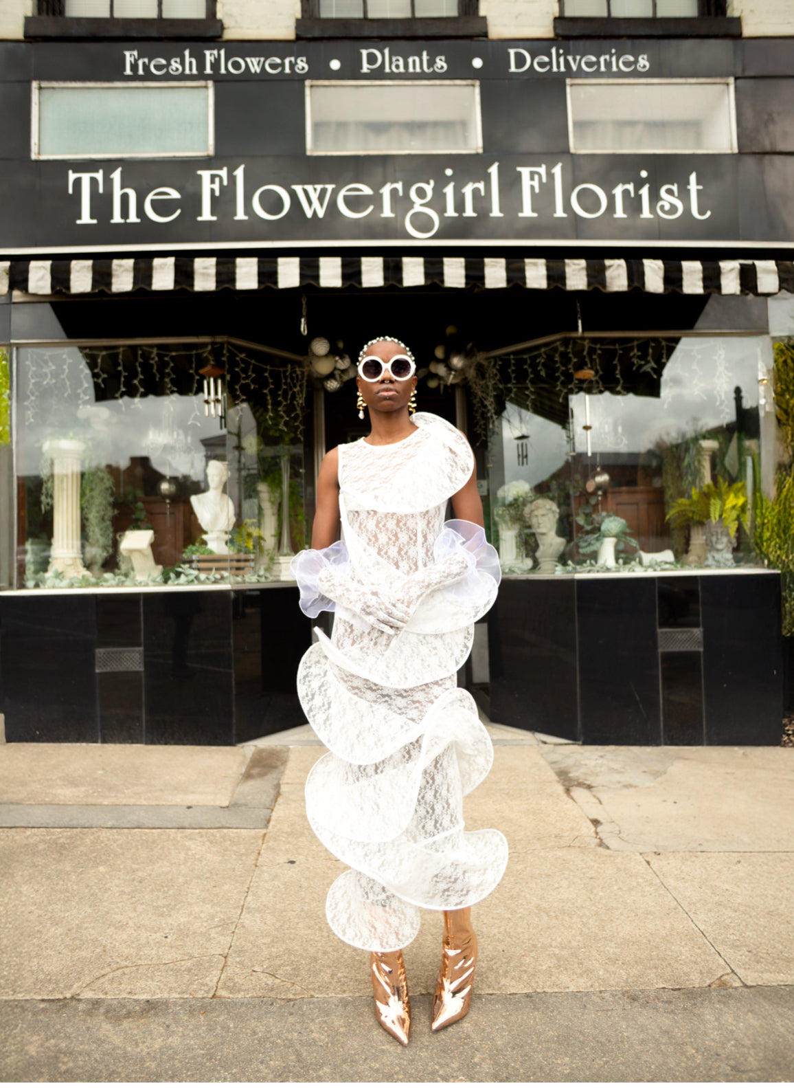 Lace Petal Dress