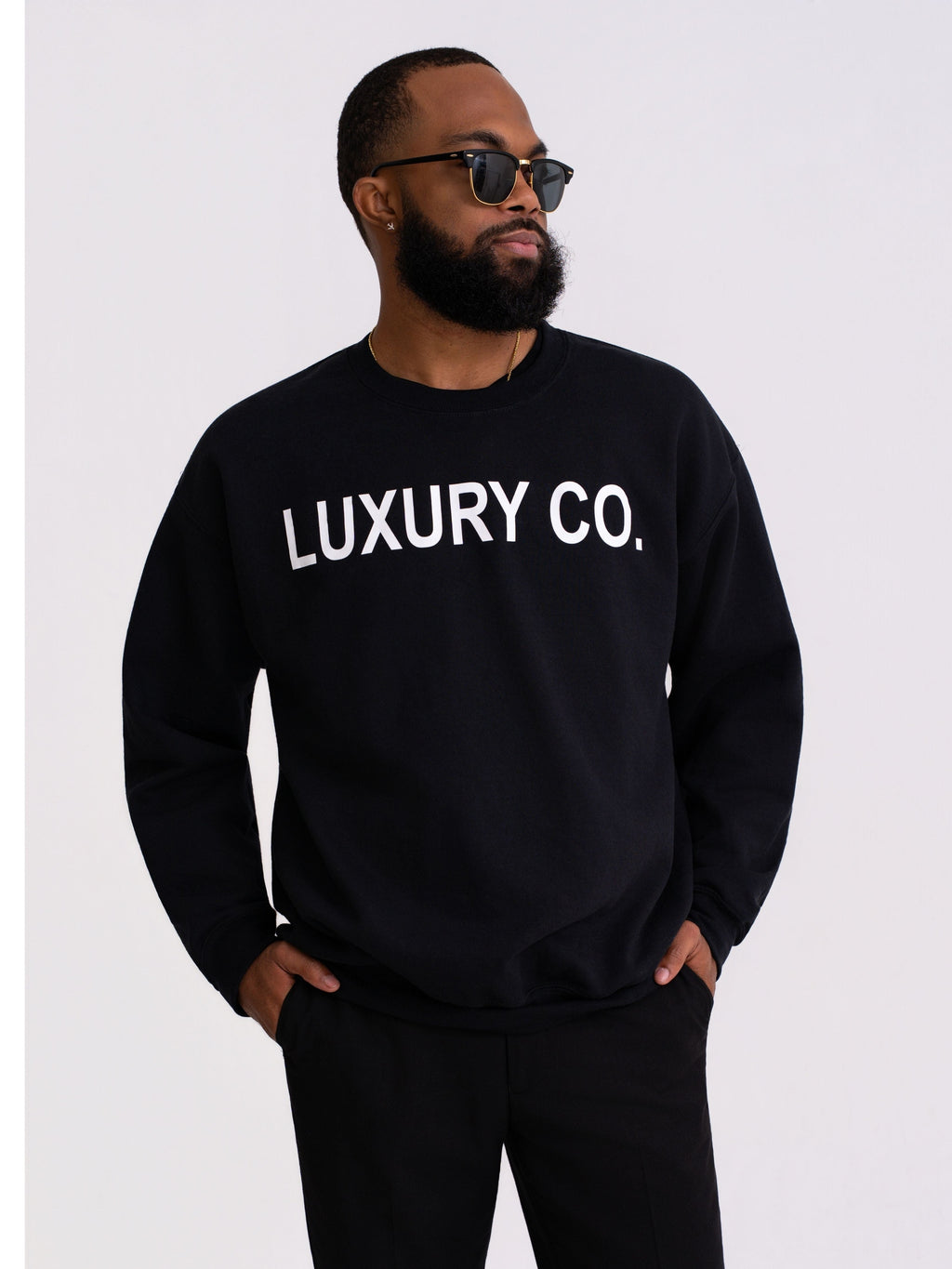 LUXURY CO.| Men’s Signature Sweatshirt LUXURY CO. FASHION BRAND