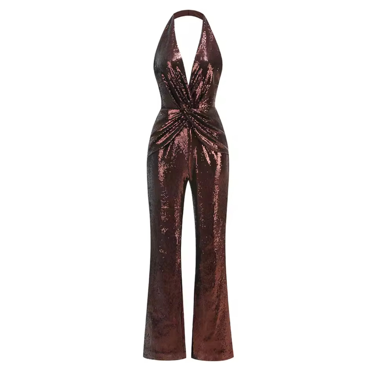 LUXURY |CO. Sequin Hourglass Jumpsuit — Holiday Collection