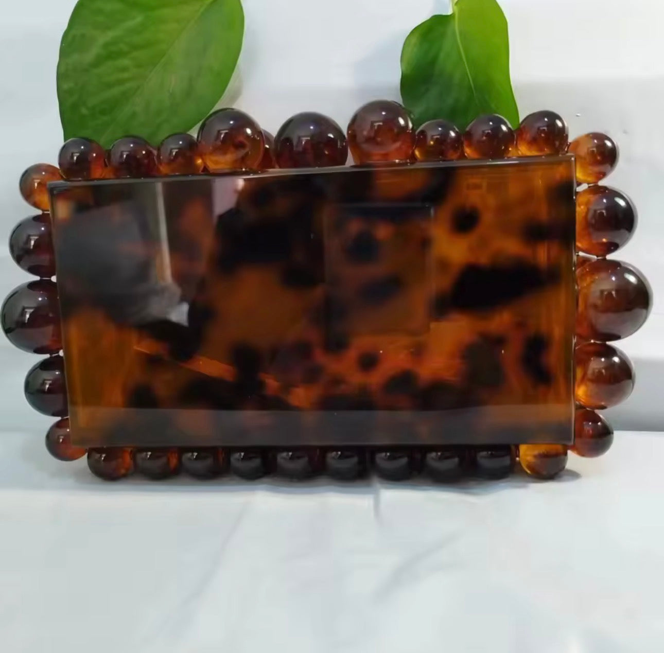 LUXURY CO.| ACRYLIC CLUTCH LUXURY CO. FASHION BRAND