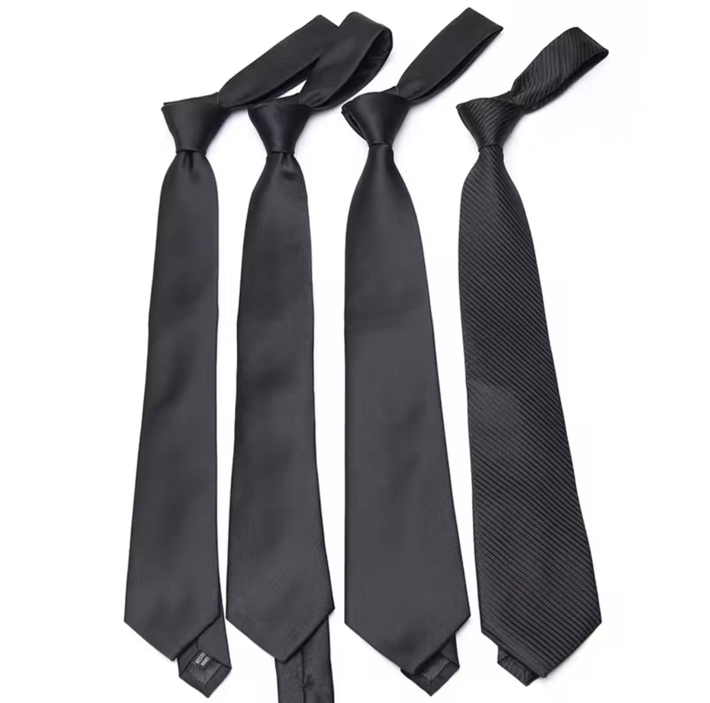 Luxury Co. 8 cm Classic Black Tie