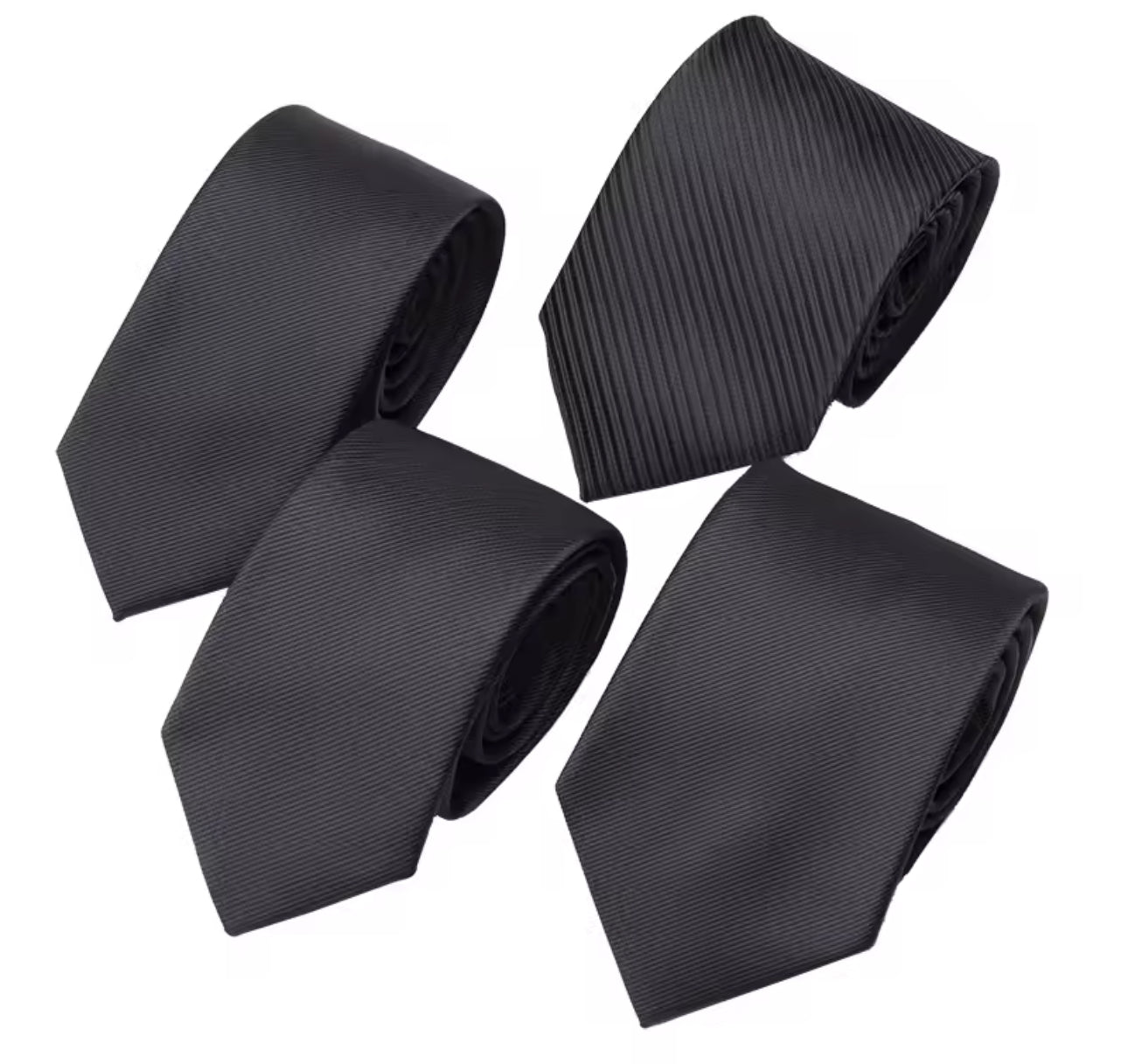 Luxury Co. 8 cm Classic Black Tie
