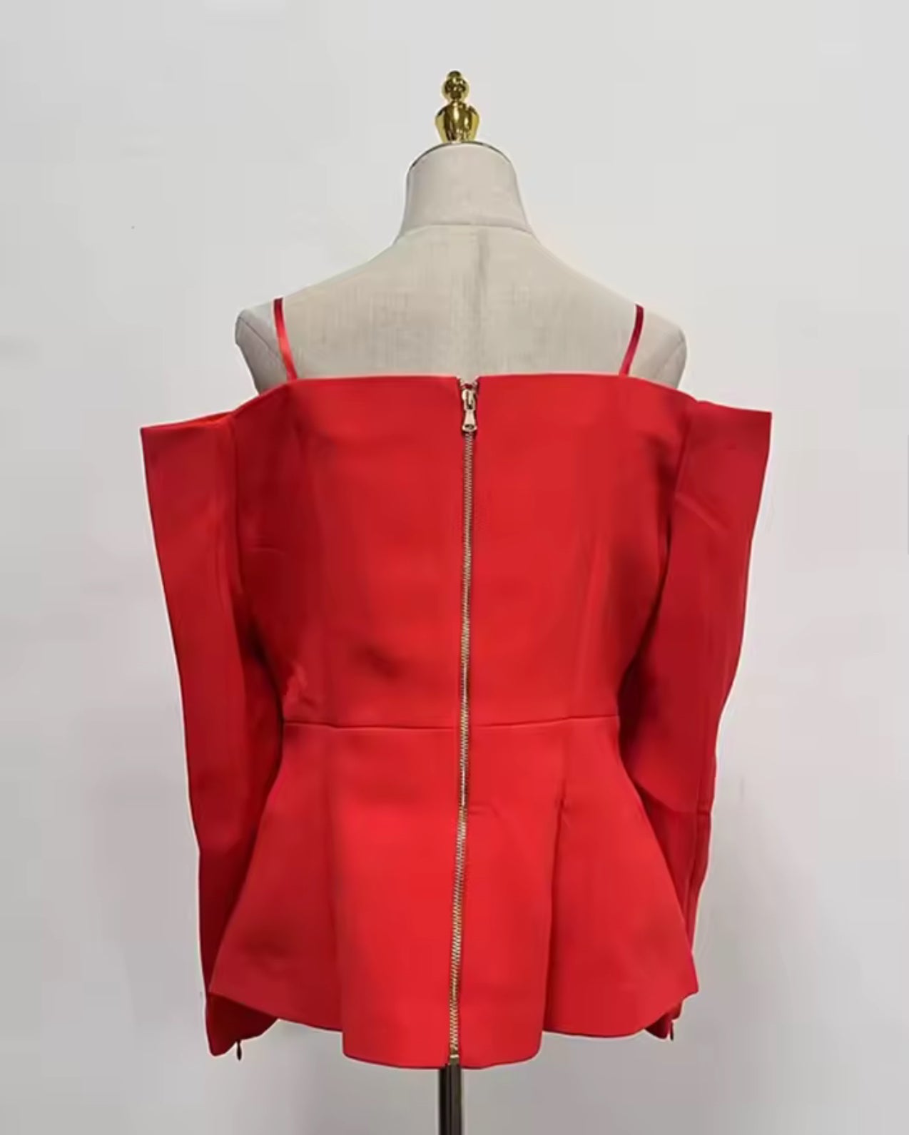 Luxury Co. Red Power Blazer