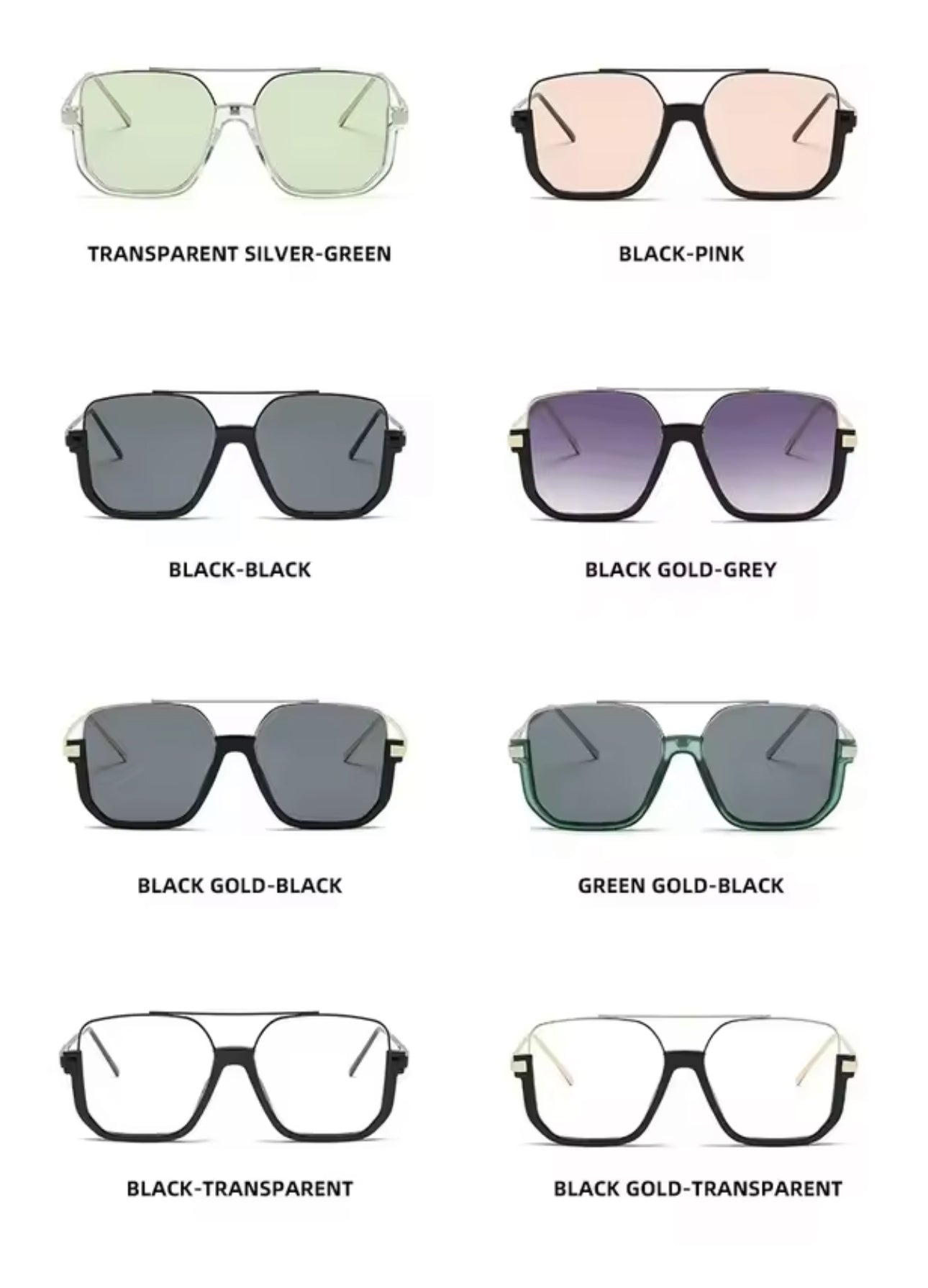 Luxury Co. Aviator Sunglasses Collection