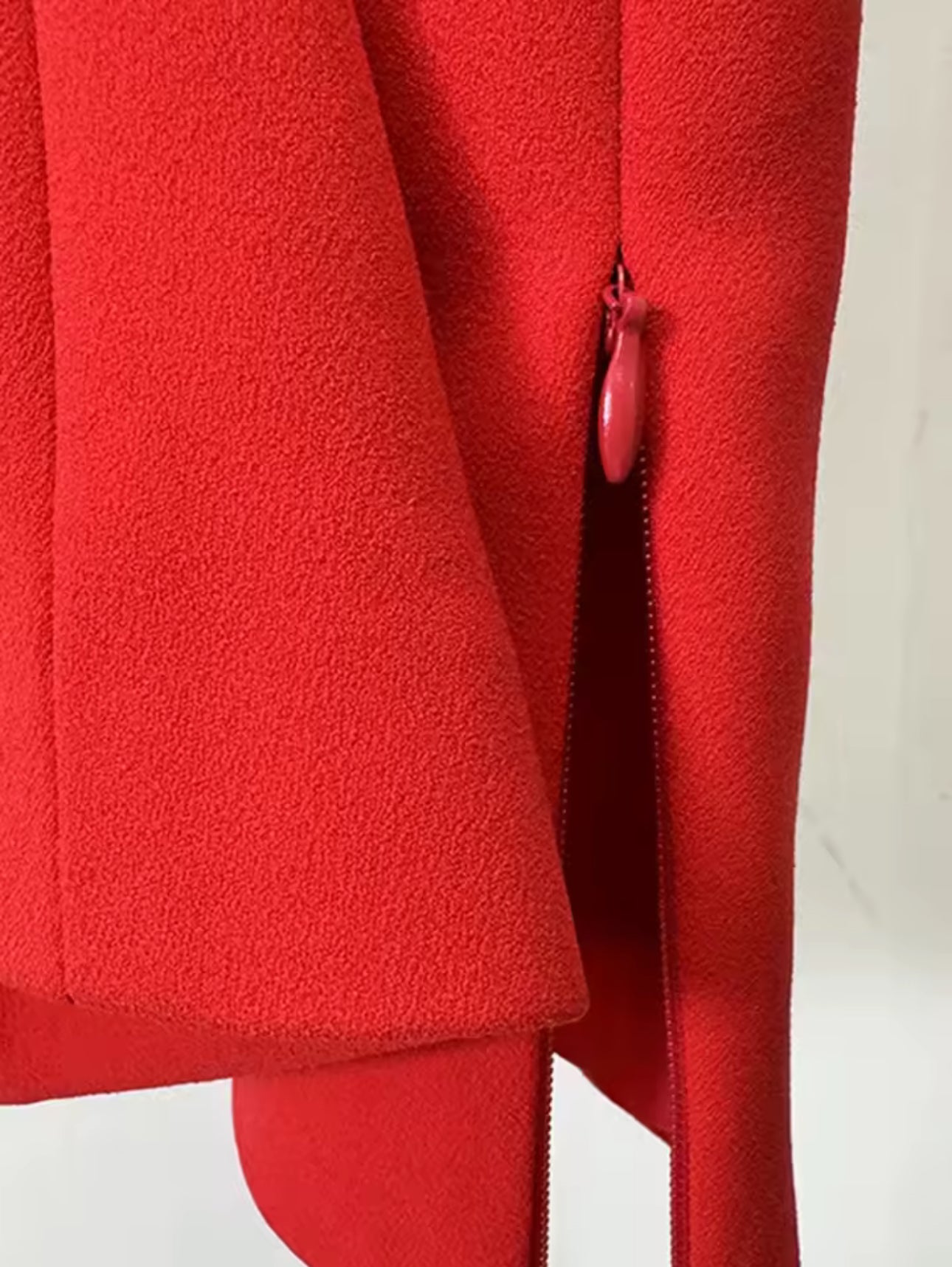 Luxury Co. Red Power Blazer