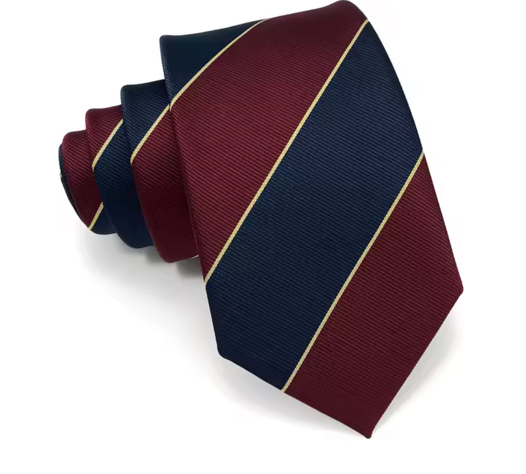 Luxury Co. 8 cm Burgundy Tie