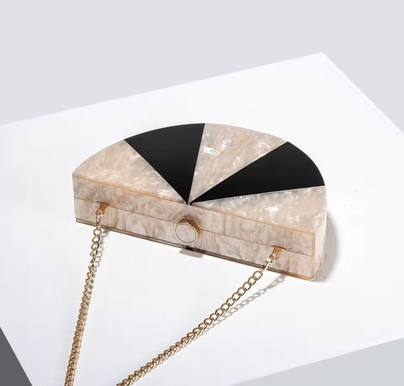 Geometric Pearl Evening Clutch LUXURY CO. FASHION BRAND