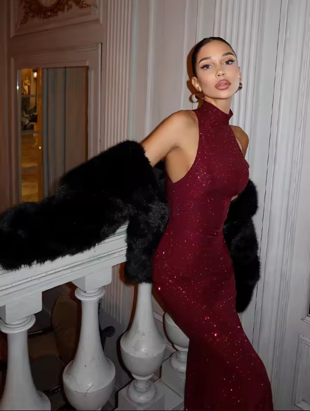Bordeaux Evening Gown | Luxury Co. Holiday Collection