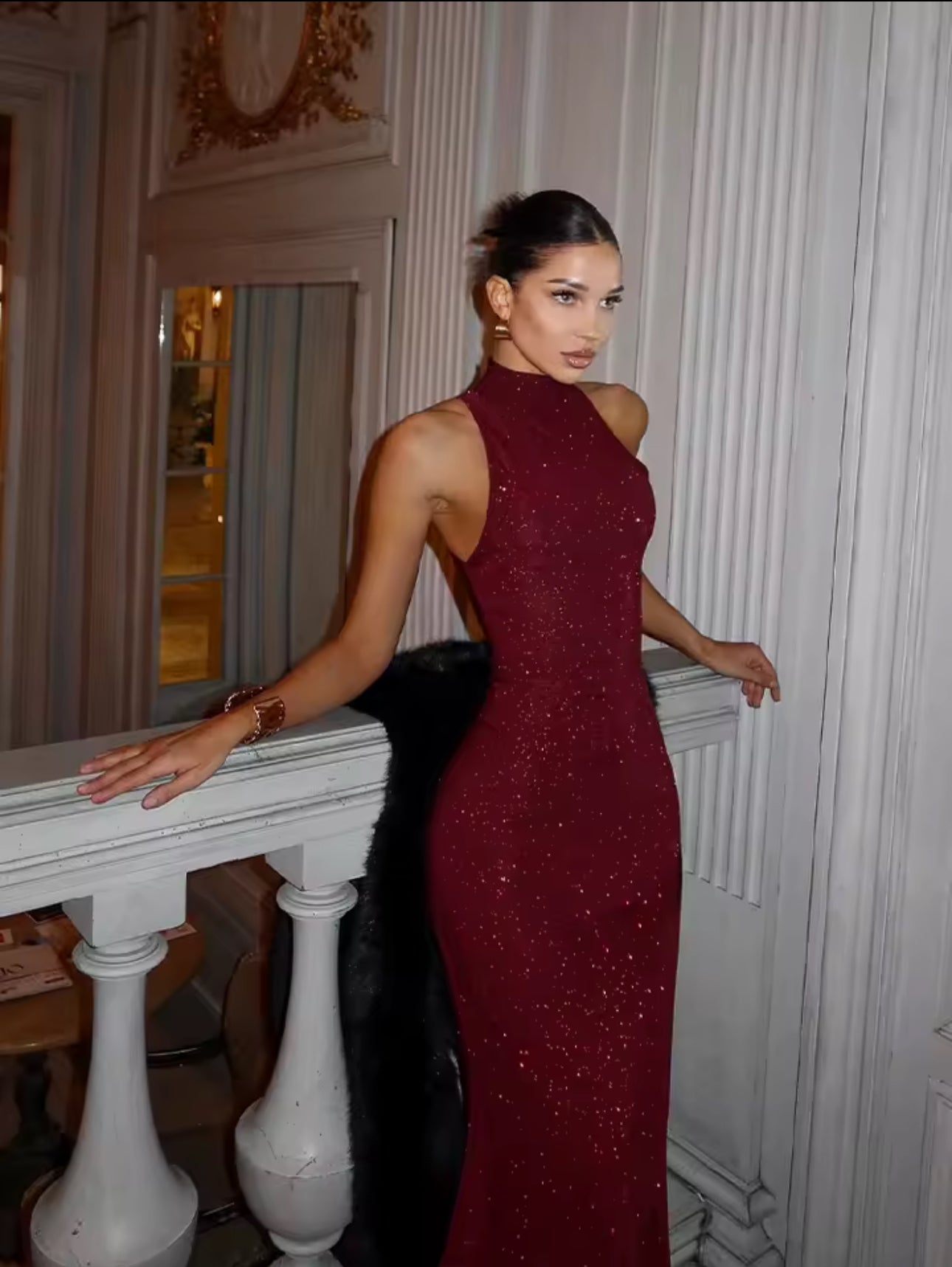 Bordeaux Evening Gown | Luxury Co. Holiday Collection