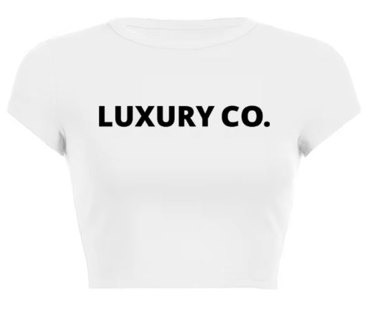 LUXURY Co. Cropped Top